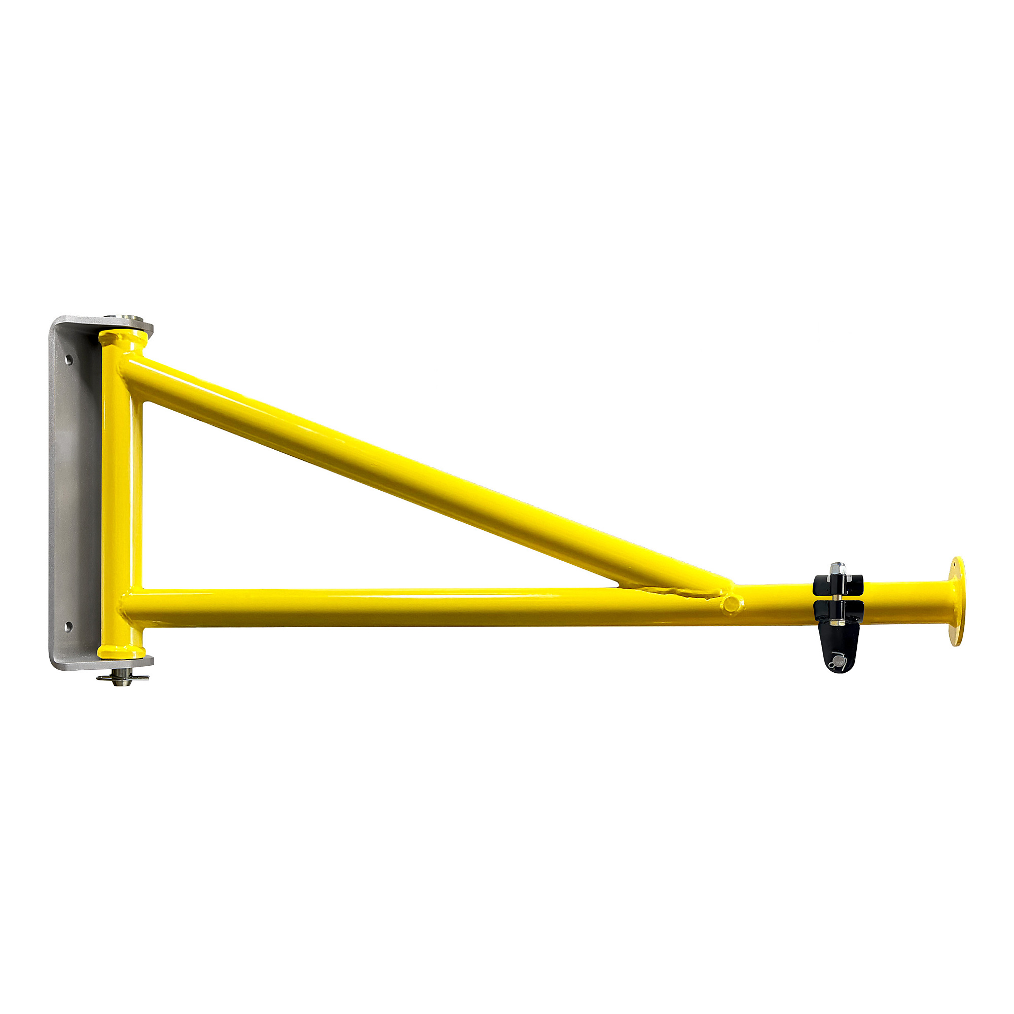 OZ Lifting Products, Hoist clamp and wall-mouting arm, 1000 lb capacity for use with manual or electric chain hoist, Model # OBH230-WALL-HC